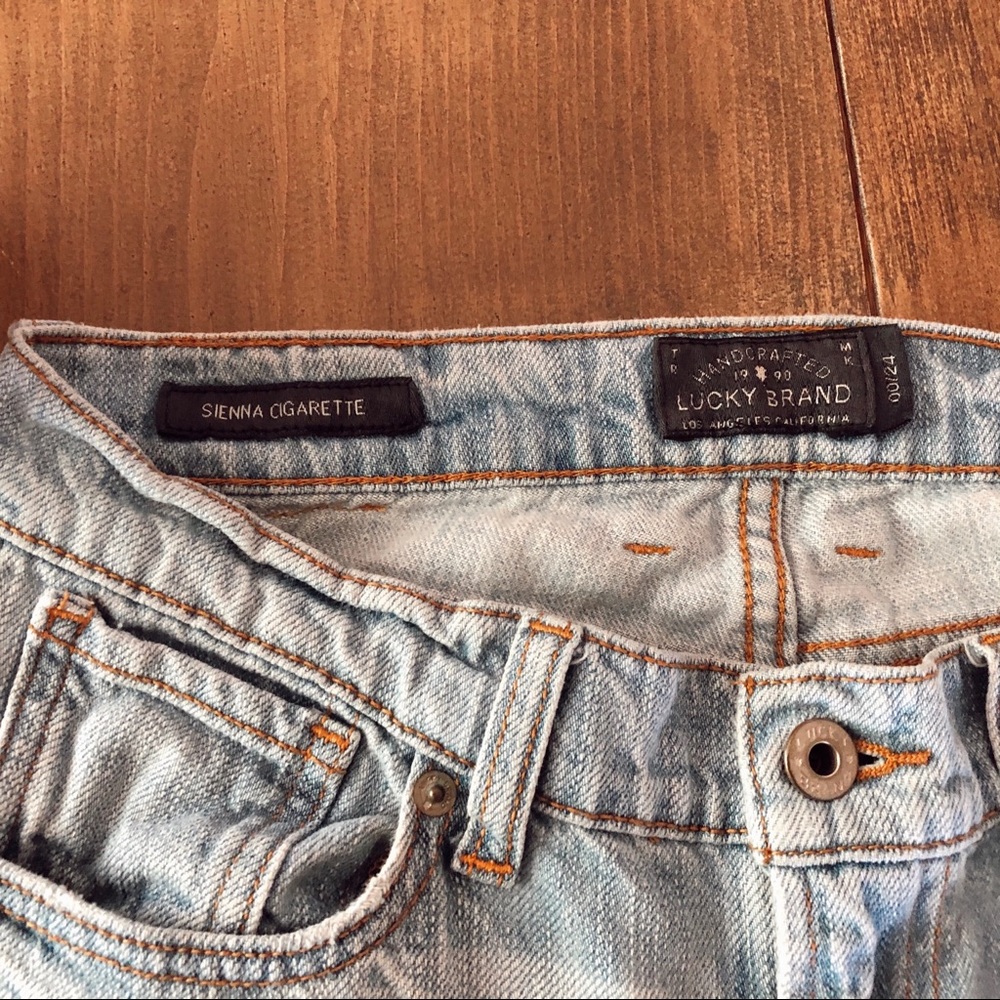 Lucky Brand Light Blue Boyfriend Jeans - Picture 4 of 5